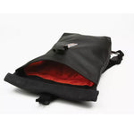 Mens Roll Top Backpack With Orange Stripe by Paul Oliver