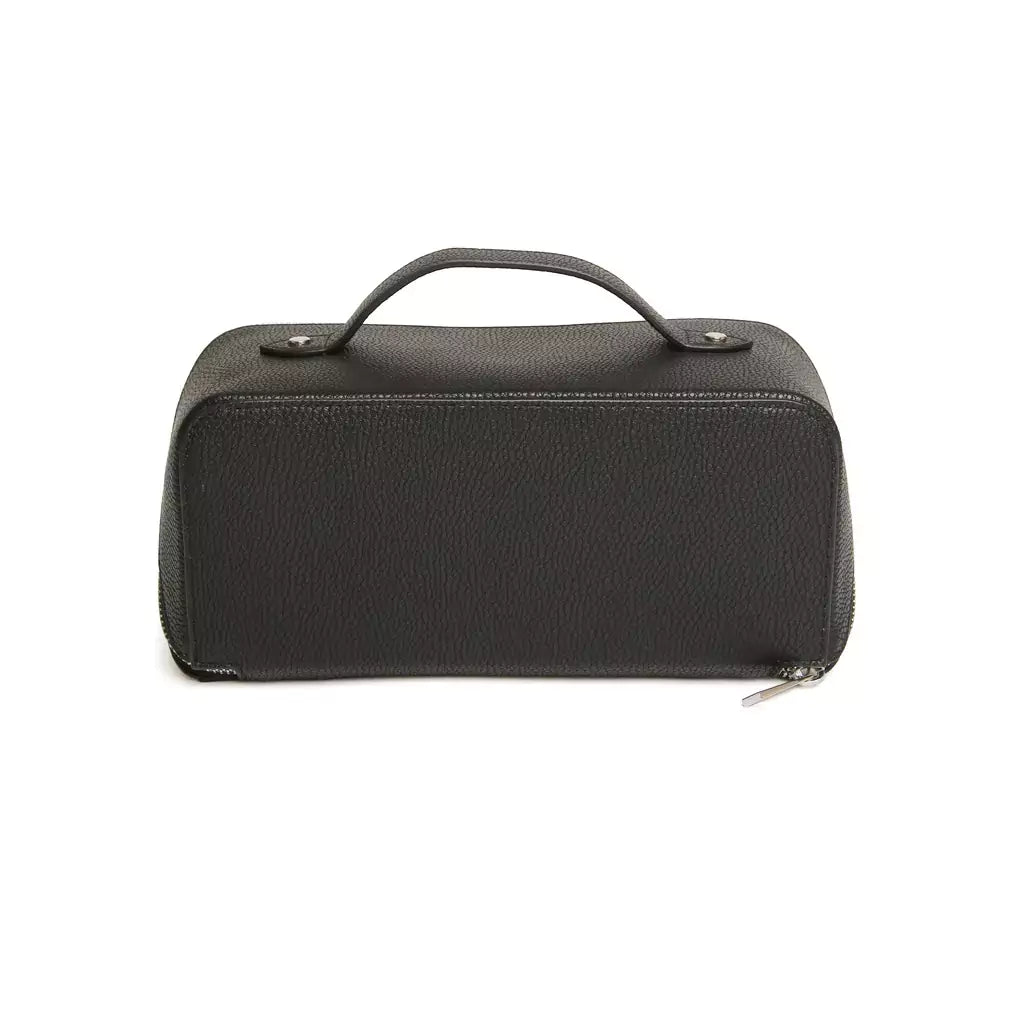 Black Paul Oliver Train Case with Orange Stripe