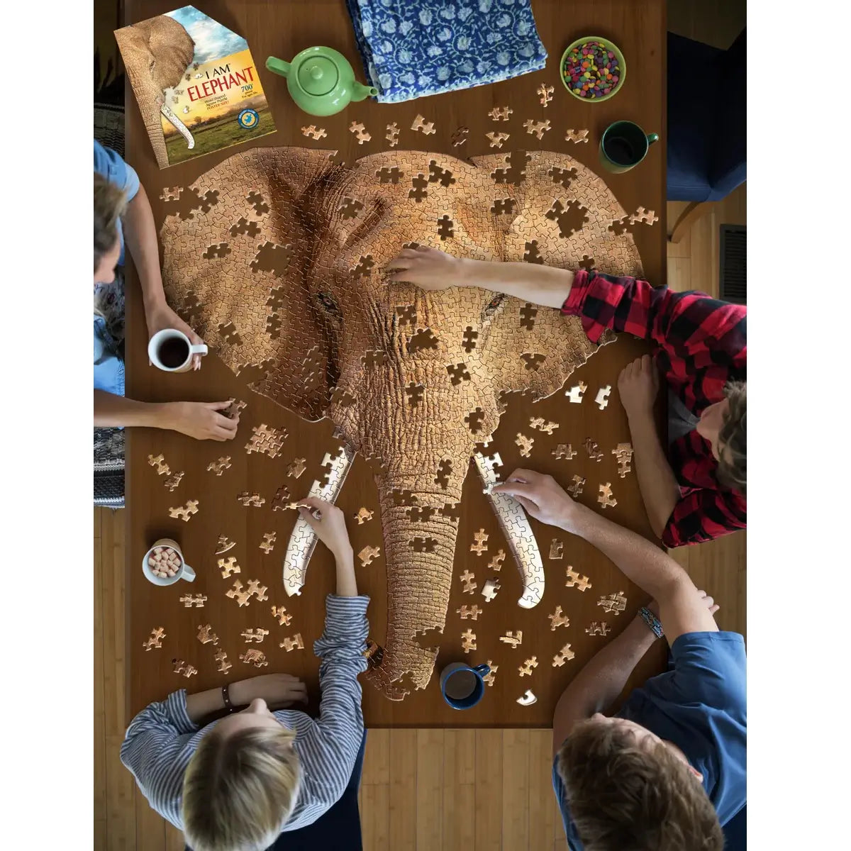 Elephant Shaped 700 Piece Jigsaw Puzzle | Madd Capp