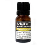 Frankincense essential oil from Ancient Wisdom, diluted in grapeseed oil in Southend
