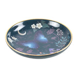 Round Midnight Moth Trinket Dish