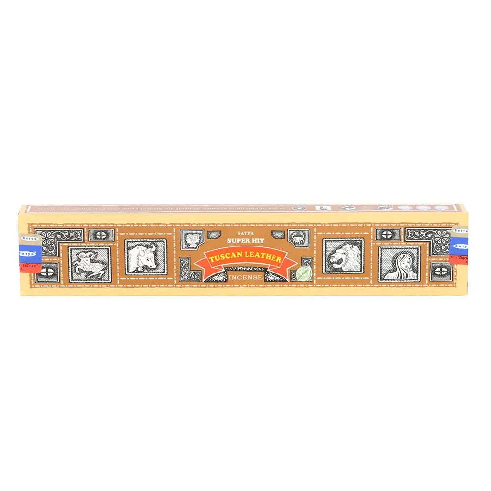 Super Hit Tuscan Leather Incense Sticks by Satya