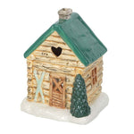 Alpine Ski Chalet Ceramic Oil Burner