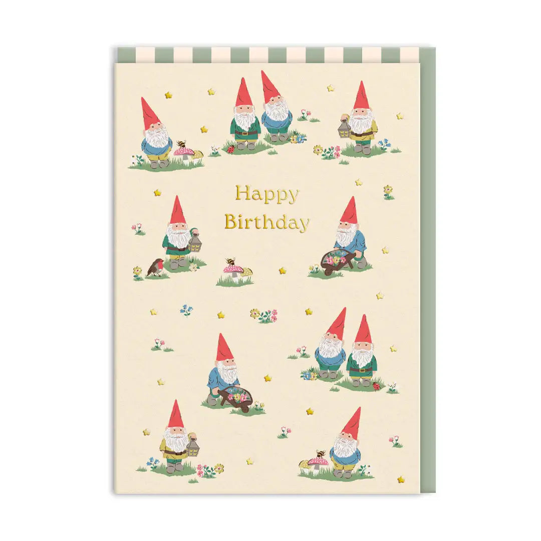 Buy Cath Kidston Gnomes Birthday Card in Southend at card shop Under the Sun