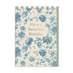 Cath Kidston Blue Anenome Beautiful Birthday Card