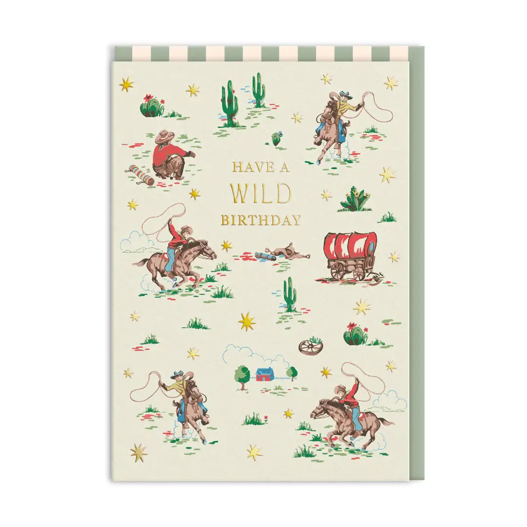 Cowboy Wild Birthday Card by Cath Kidston in Southend