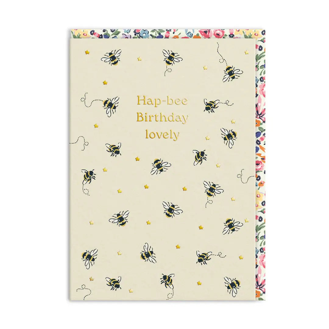 Cath Kidston Hap-bee Bees Birthday Card