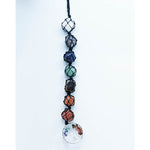 Chakra Tumble Stone Hanger With Tree of Life