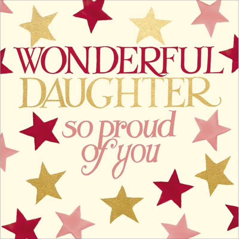 Wonderful Daughter So Proud Of You | Emma Bridgewater