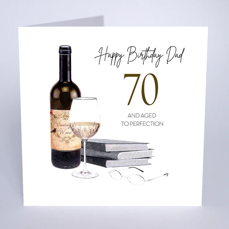 Dad 70 Aged To Perfection - Large Five Dollar Shake KFL23