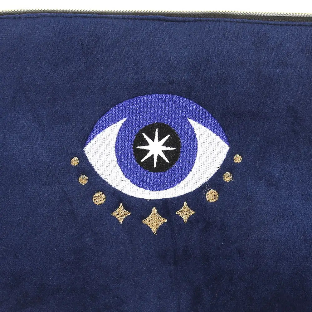 All Seeing Eye Velvet Look Make Up Bag