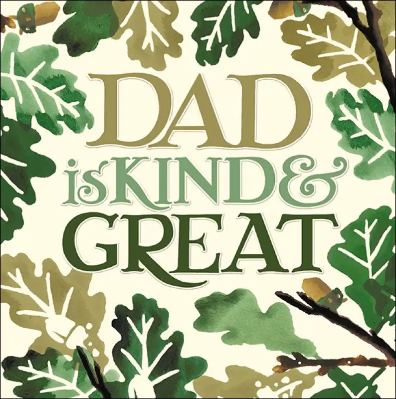 Emma Bridgewater Oak & Acorn Father's Day Card