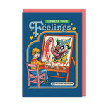 Fun retro greeting card to Express Your Feelings... buy in Southed card shop