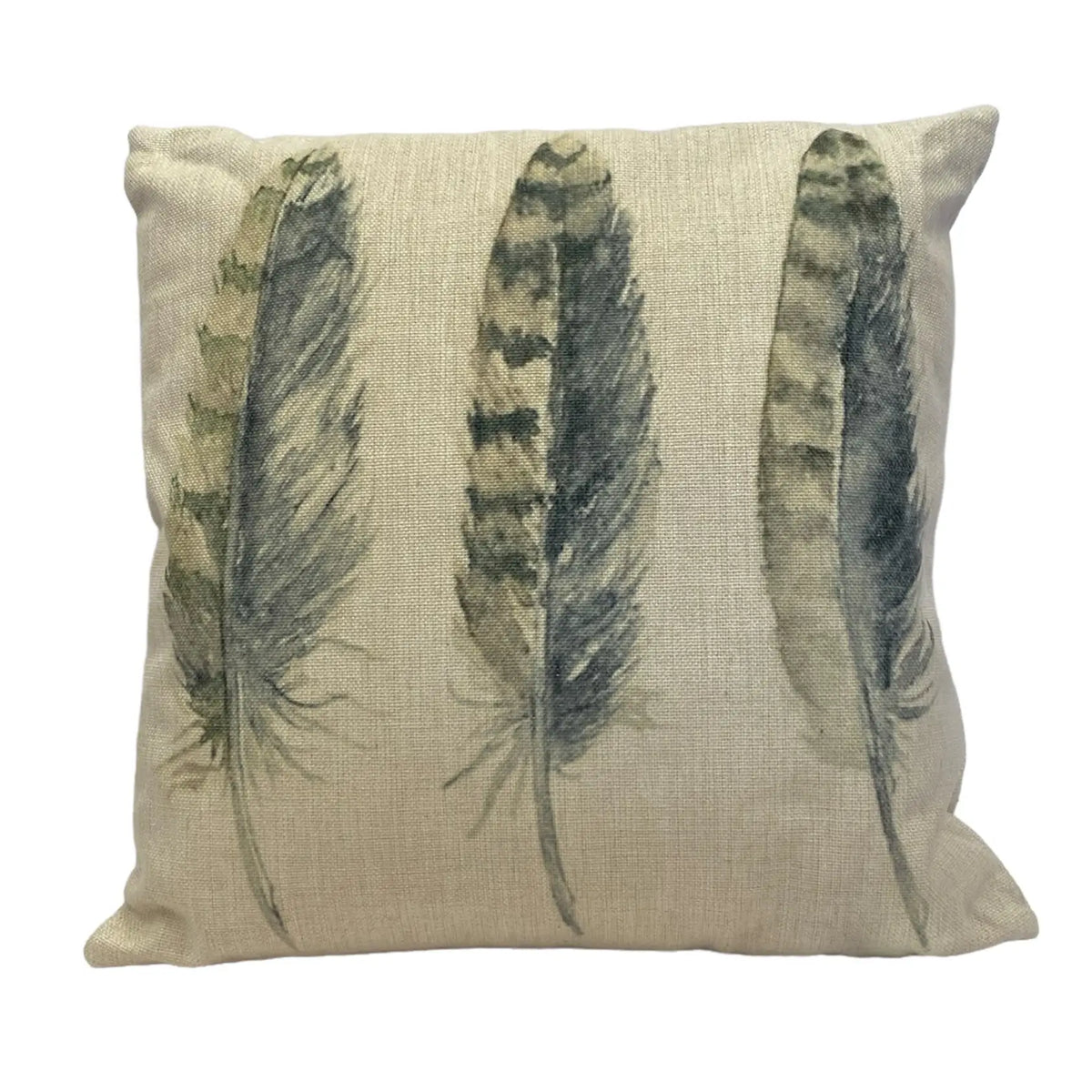 feather print cushion by Gisela Graham at Under the Sun shop in Southend