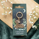 Felicity Fawn Baby Deer Enamel Keyring