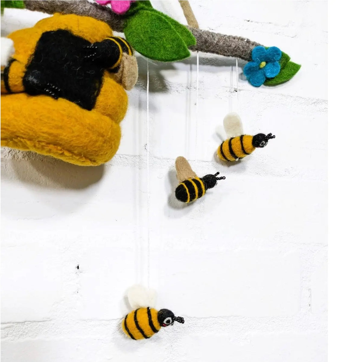 Felt Beehive Hanging Mobile