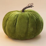 Green Velvet Pumpkin by Gisela Graham