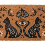 Frightful Folk Black Cat Doormat