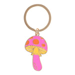 Funky Fungi Magic Mushroom Enamel Keyring