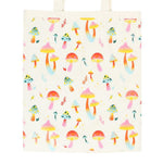 Funky Fungi Print Polycotton Tote Bag