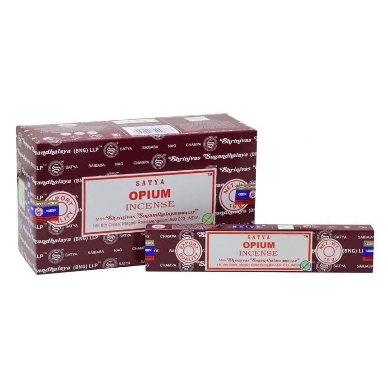 Box of 15g Opium Satya Incense Sticks