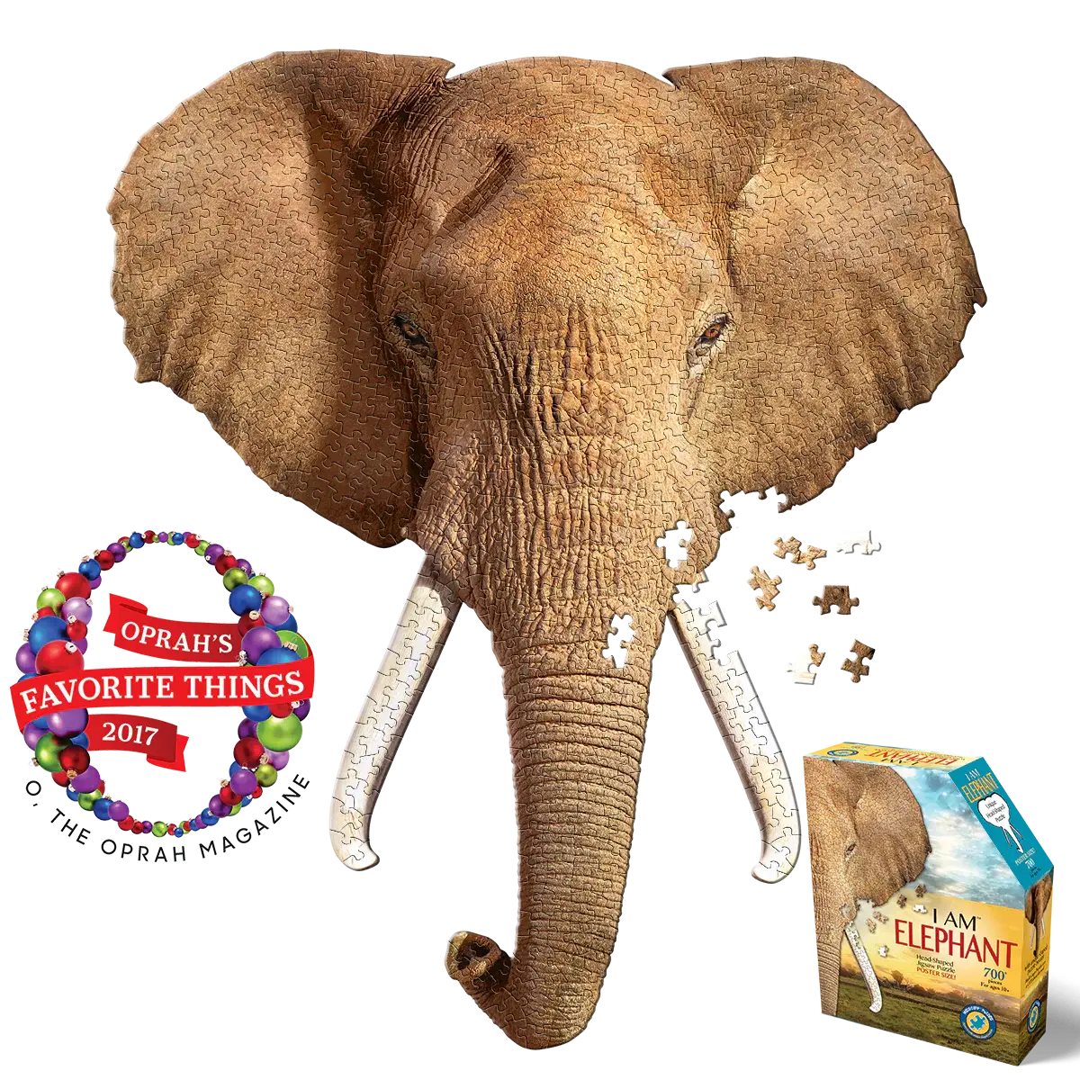 Elephant Shaped 700 Piece Jigsaw Puzzle | Madd Capp