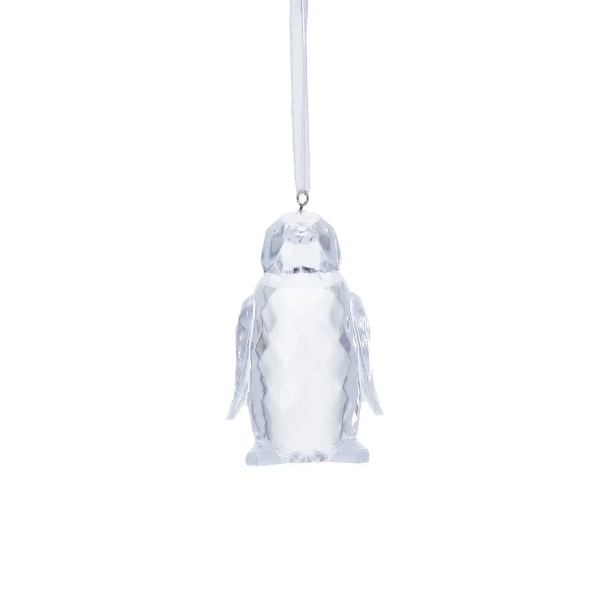 Gisela Graham Clear Acrylic Penguin Decoration