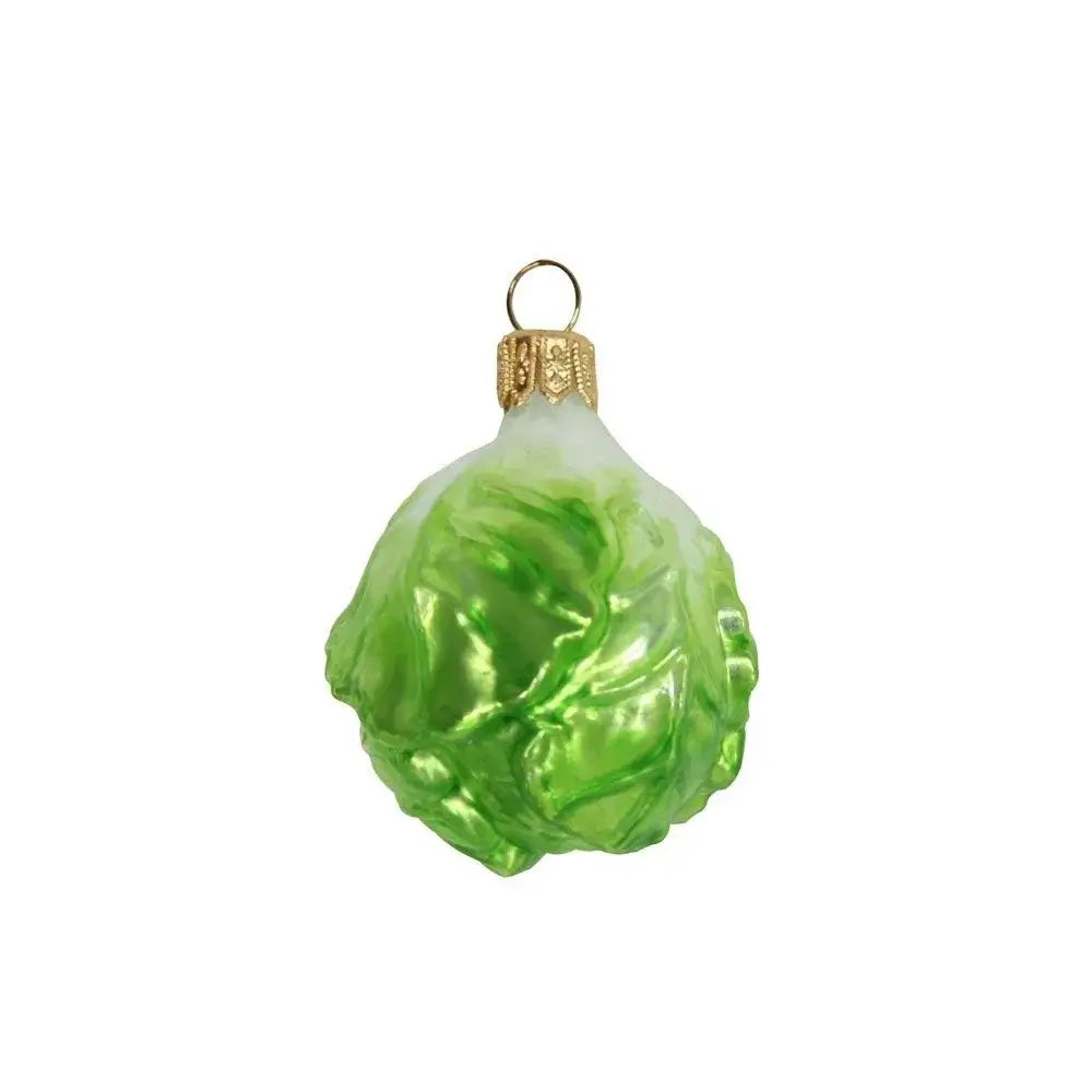 Gisela Graham Glass Brussel Sprout Decoration at Under the Sun shop in Southend