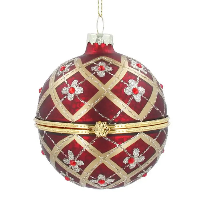 Buy Gisela Graham Red & Gold Opening Bauble in Southend