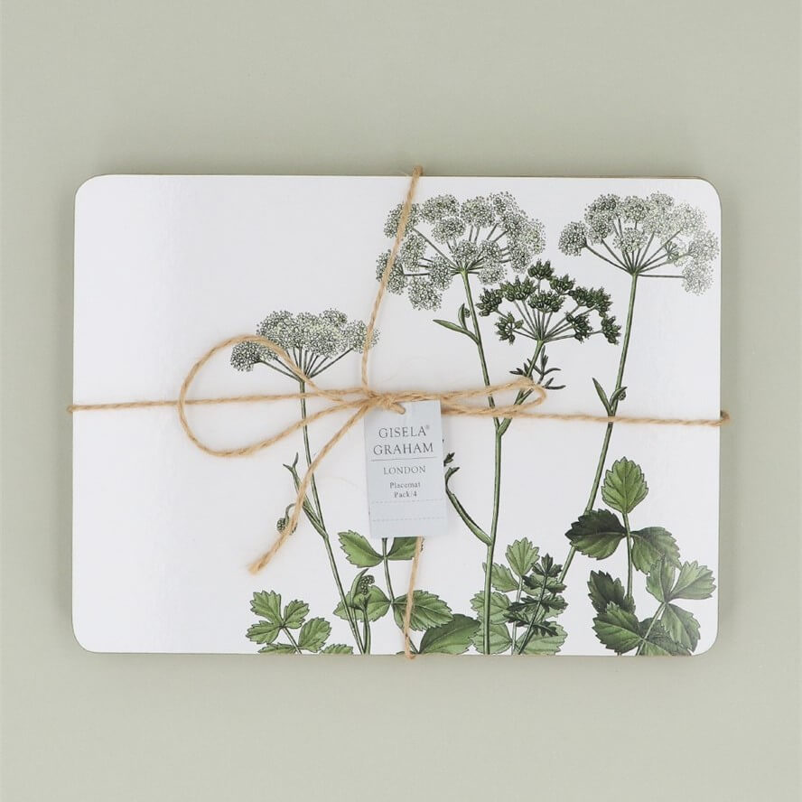 Spring Hedgerow Design Pack of 4 Placemats