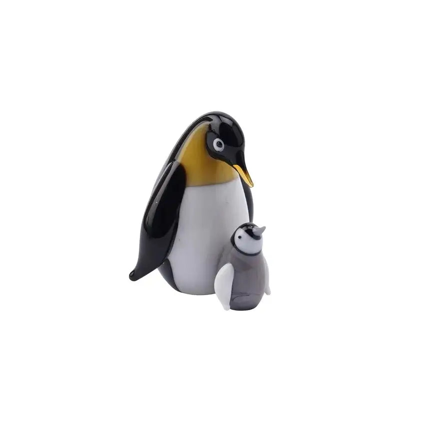 Artisan Glass Penguin Trinket Ornament