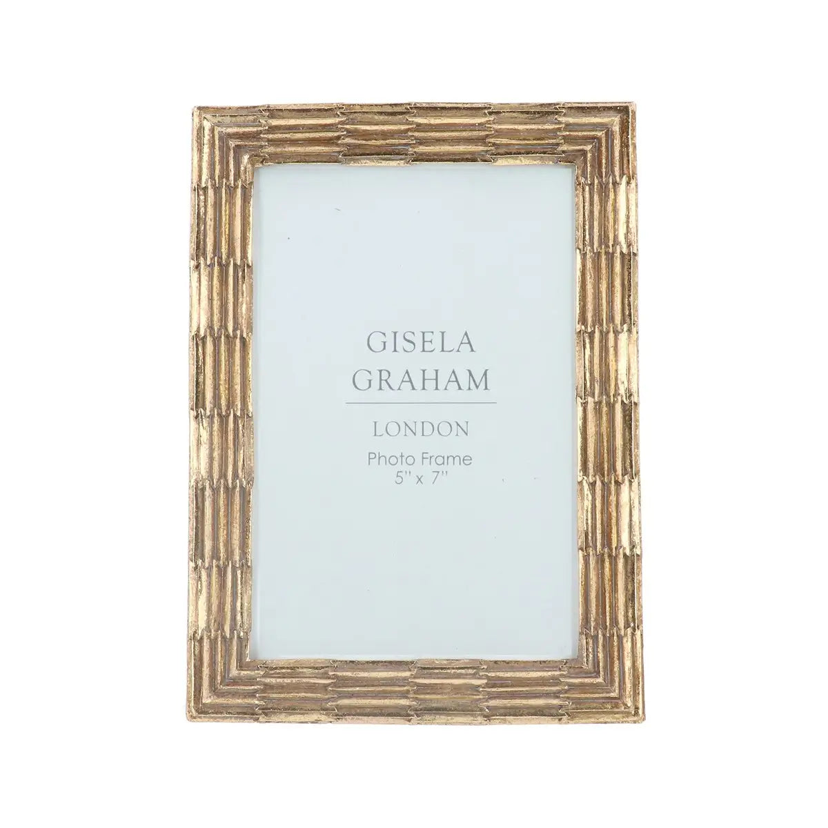 Gold Groove 5x7 Photo Frame by Gisela Graham in Southend