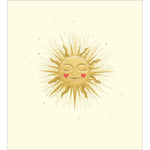 Gold Sunny Times Greeting Card
