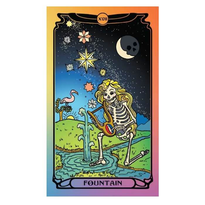 Fountain Grateful Dead Tarot Card - Official