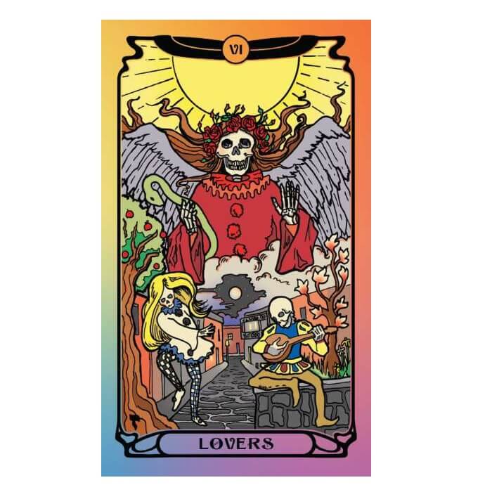 Lovers Grateful Dead Tarot Card - Official
