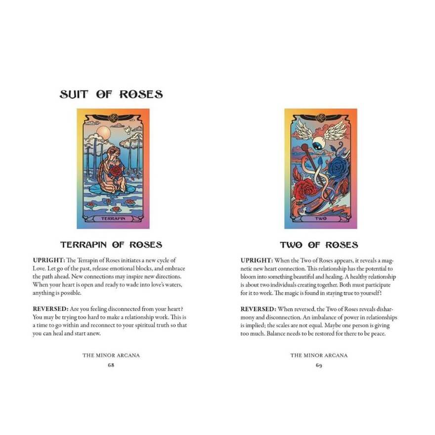 Suit of Roses Grateful Dead Tarot Guide Book
