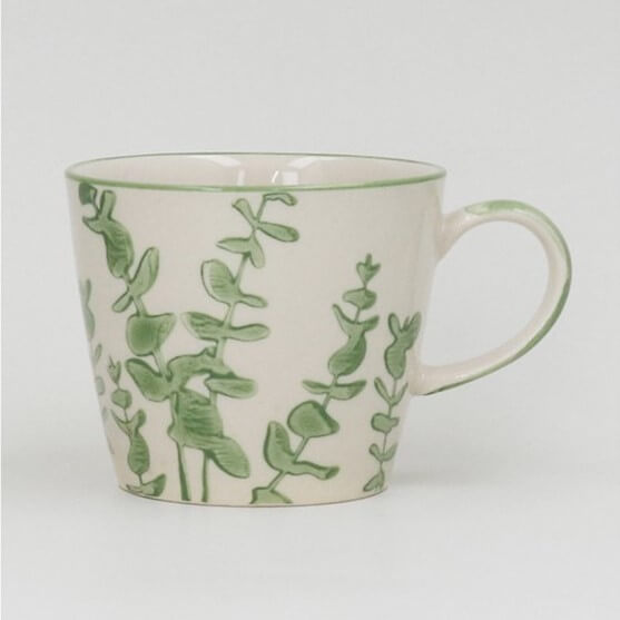 Green Eucalyptus Stoneware Mug