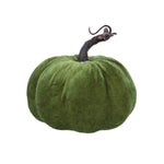 Green Velvet Pumpkin by Gisela Graham