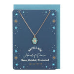 Hand of Hamsa Necklace on Paper Greeting Card
