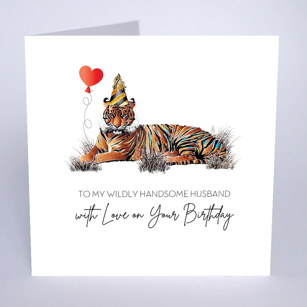 Wildly Handsome Husband - Large Five Dollar Card KFL13