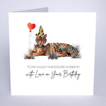 Wildly Handsome Husband - Large Five Dollar Card KFL13