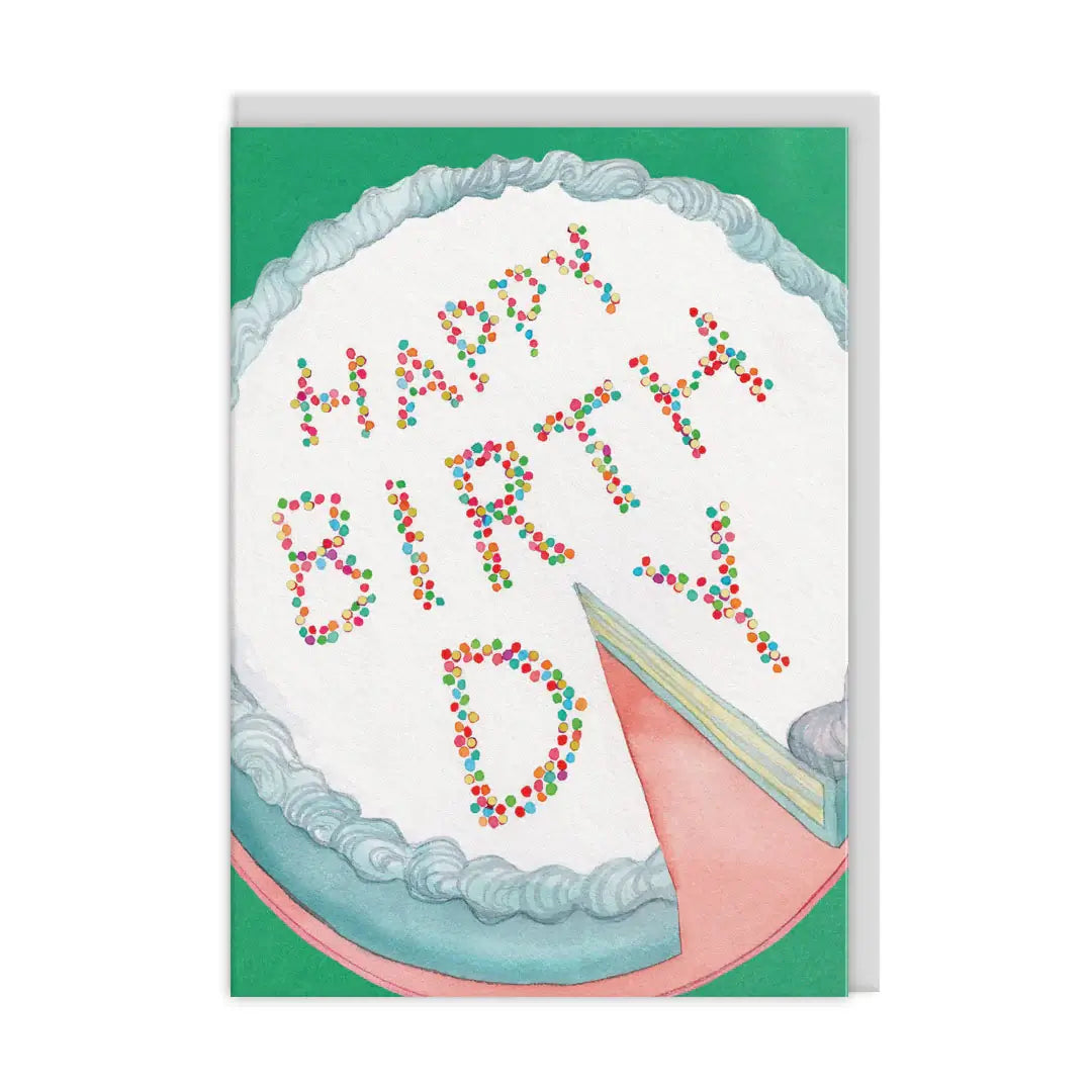 Cake Slice Happy Birthday Card