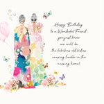 Happy Birthday Wonderful Friend - Five Dollar Card BF09