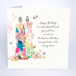 Happy Birthday Wonderful Friend - Five Dollar Card BF09