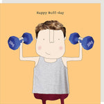 Happy Buff Day Card by Rosie Made a Thing GF580