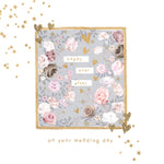 Happy Ever After Roses Wedding Card 6ND234 by Hammond Gower at Southend card shop Under the Sun