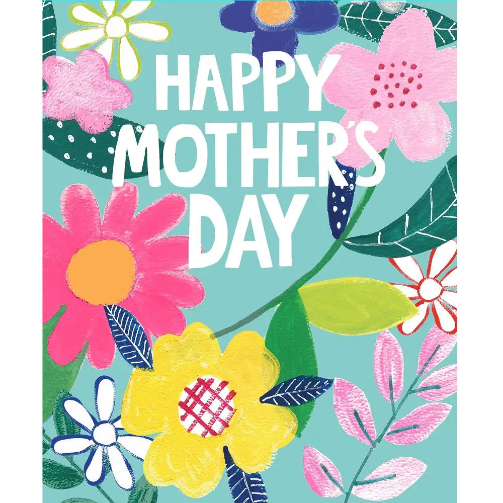 Colourful Happy Mothers Day Card by Paper Salad in Southend. HDS106