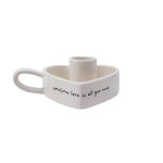 Love All You Need Candlestick Holder