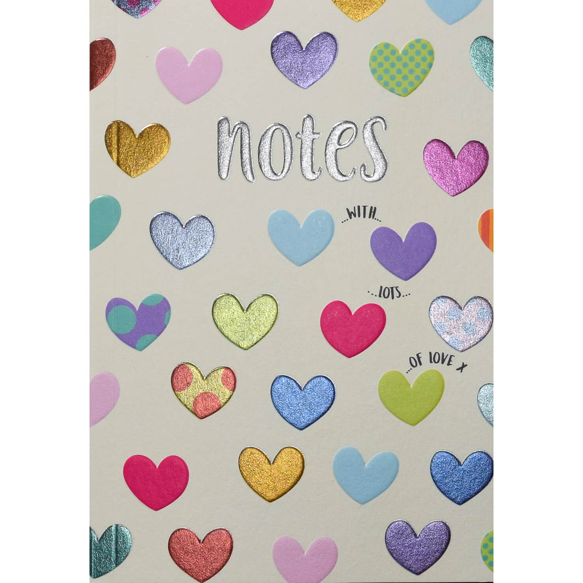 Hearts A6 Lined Notebook | Wendy Jones Blackett