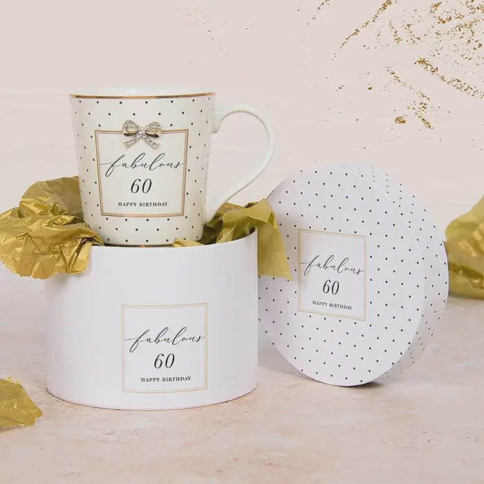 Hearts Designs 60th Birthday Mug